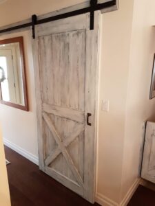 White Washed Barn Door