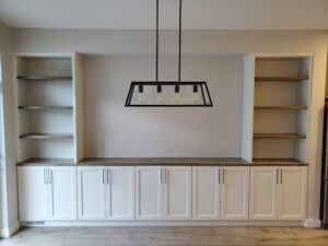 Custom Built In Shelves