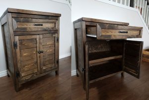 hall table with drawers