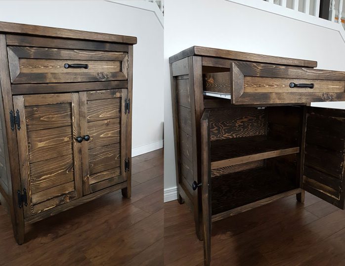 hall table with drawers